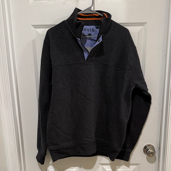 Orvis Other - Orvis Men's Charcoal Zip-Up Sweater - NEVER WORN!